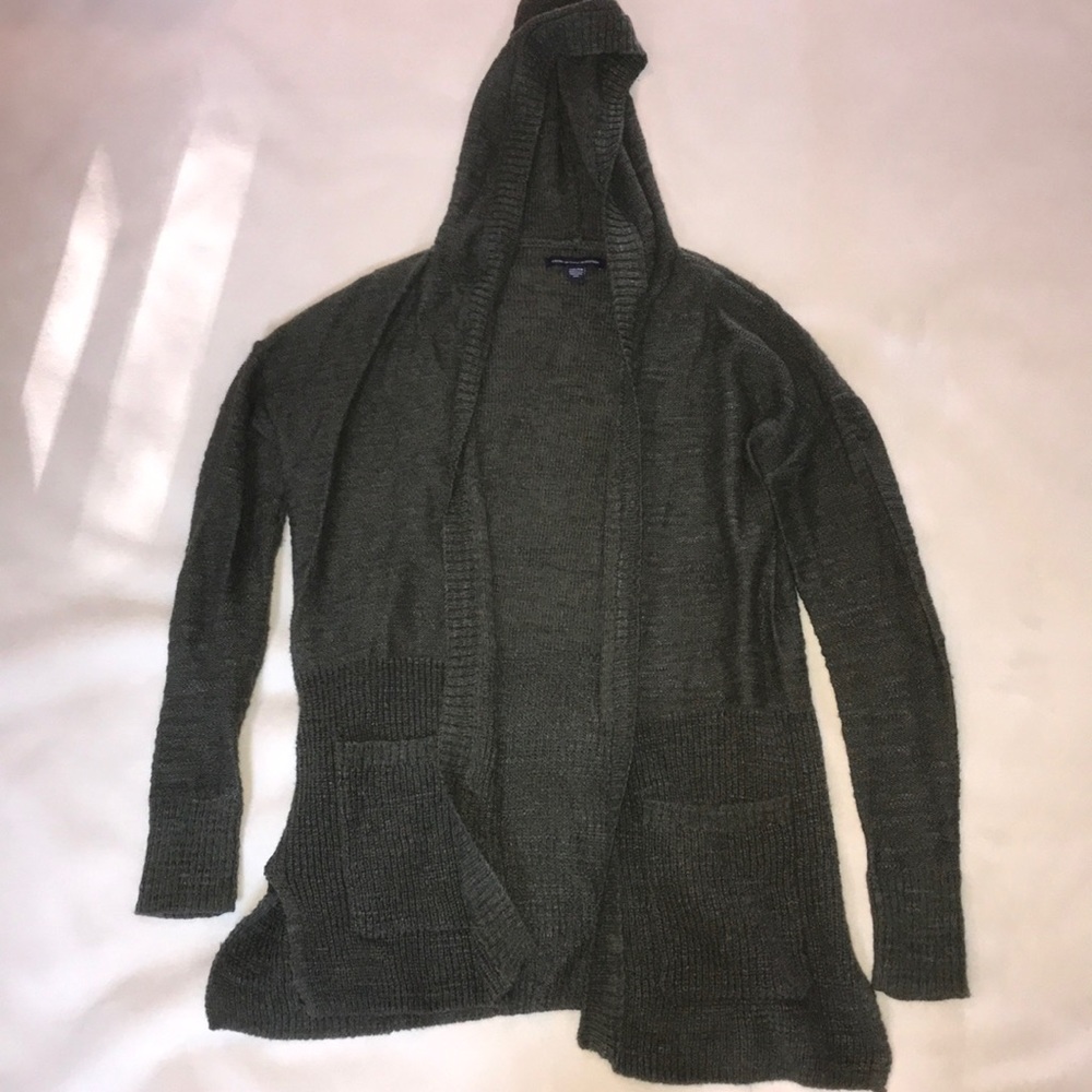 American Eagle cardigan green sweater